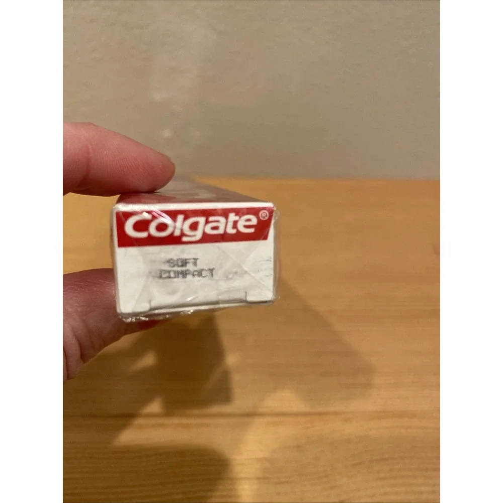 SEALED NOS Vintage 1998 Colgate Wave Toothbrush Blue, Soft Compact